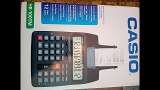 Casio HR100TM Printing Calculator [upl. by Yardley]