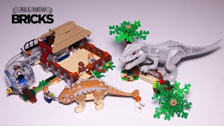 Lego Jurassic World 75941 Indominus Rex vs Ankylosaurus Speed Build [upl. by Els]