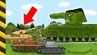 Dibujos animados sobre tanques de guerra Mundo de los tanques Tanques rusos animados [upl. by Yffat372]