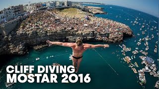 High Precision Diving in Polignano a Mare  Cliff Diving World Series 2016 [upl. by Sutherlan800]