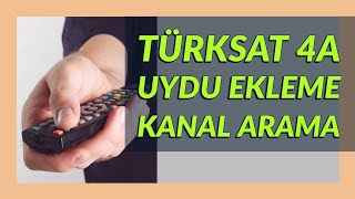 Mini Uydu Alıcı Türksat 4a Uydu Ekleme ve Kanal Arama [upl. by Imar195]