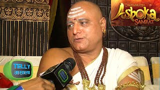 Manoj Joshi As Chanakya In Chakravartin Ashoka Samrat  Colors [upl. by Ahsircal481]