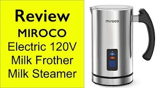 Review Miroco Milk Frother  How to make froth milk at home [upl. by Lorsung85]