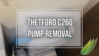 Thetford C260 toilet flush pump removal and fix [upl. by Mowbray285]