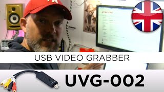 English UVG002 USB Video Grabber Howto [upl. by Bergwall888]