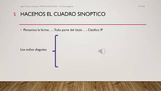 EXPLICACIÓN Cuadro Sinóptico CON EJEMPLO [upl. by Nagel]