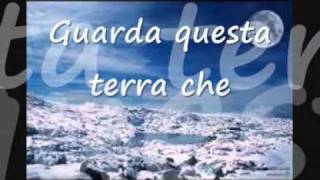 Andrea Bocelli  Canto Della Terra with lyrics [upl. by Rez]