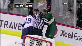 DJ King vs Derek Boogaard Mar 14 2010  Minnesota feed [upl. by Asecnarf699]