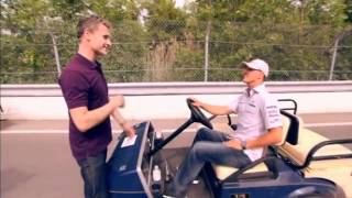 Michael schumacher gives david coulthard a ride at canada gp [upl. by Dnalsor]