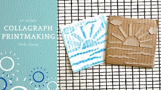 Collagraph Printmaking at Home [upl. by Rihsab]