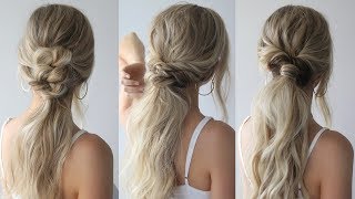 HOW TO EASY PONYTAIL HAIRSTYLES 💫Long Hairstyles [upl. by Fasano]