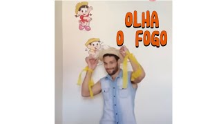 Coreografia “Olha o fogo olha o fogaréu” [upl. by Gorton]