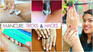 कम पैसों में MANICURE कैसे करें  Step by Step Manicure at Home  Hack Beauty Anaysa [upl. by Inahteb463]