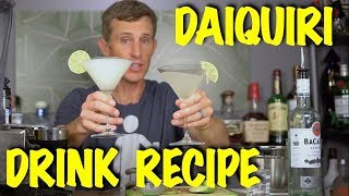 Daiquiri Drink Recipe Cocktail [upl. by Arni]