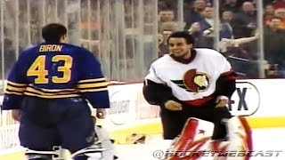 Buffalo Sabres vs Ottawa Senators Line Brawl 2007 High Quality [upl. by Llednahc]