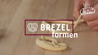 Brezel formen  KrusteampKrume Bäcker Basics [upl. by Troxell]