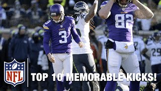 Top 10 Most Memorable Field Goals amp Misses in NFL History [upl. by Combes]