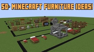 50 Minecraft Furniture ideas [upl. by Rifkin]