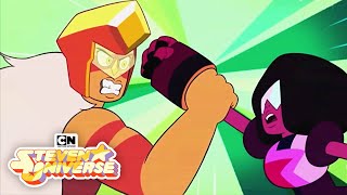 Jasper vs Garnet  Steven Universe  Cartoon Network [upl. by Nivlam]