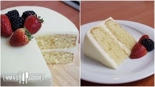 Moist Vanilla Cake Recipe [upl. by Eslehc]