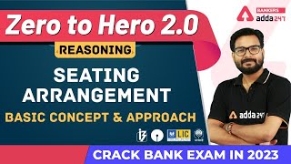 Seating Arrangement Basic Concept amp Approach L1  Reasoning Banking Foundation Adda247 Class14 [upl. by Ainosal]