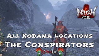 All Kodama Locations The Conspirators Nioh [upl. by Eniala]