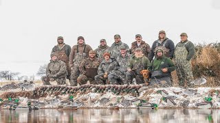 EPIC Oklahoma Duck Hunt over Small Pond 13 Limits [upl. by Artenak]