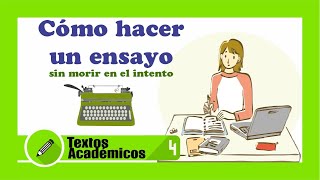 📙QUÉ ES UN ENSAYO  Cómo redactar un ensayo [upl. by Asiak]