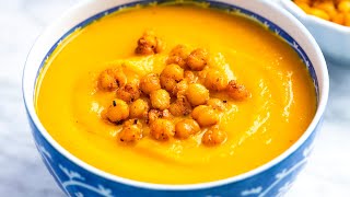 Easy Roasted Butternut Squash Soup Recipe [upl. by Heman102]