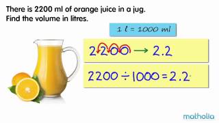 Converting Millilitres to Litres [upl. by Brucie]