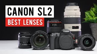 Canon SL2 200d Best Lenses [upl. by Atteram]