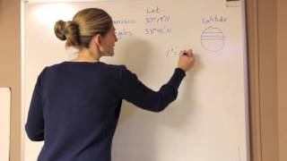 Calculating Distance in degrees with Latitude [upl. by Aleras]