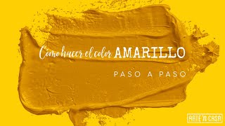 Cómo hacer el color amarillo [upl. by Allecram]