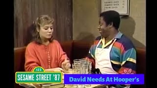 Sesame Street 87 David Needs Help At Hoopers [upl. by Sontich]