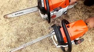 Stihl 462 cm Vs stihl ms 400cm [upl. by Anhej999]