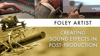 Foley Artists How Movie Sound Effects Are Made [upl. by Seavir]