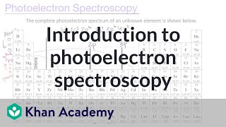 Introduction to photoelectron spectroscopy  AP Chemistry  Khan Academy [upl. by Munniks]