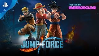 Jump Force Gameplay  PlayStation Underground [upl. by Aronel]