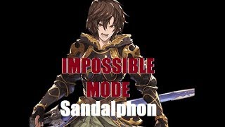 GBF Sandalphon Rebattle Impossible Mode  surprise [upl. by Ehudd]