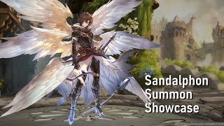 Sandalphon GBF Summon Animation Showcase [upl. by Howlyn438]