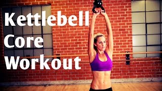 15 Minute Kettlebell Core Workout For Strong Abs [upl. by Cotsen]