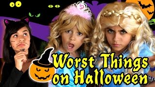 10 Worst Things on Halloween  GEM Sisters [upl. by Eimmit]