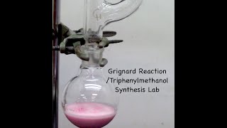 Grignard Reaction lab Synthesis of Triphenylmethanol [upl. by Rokach]