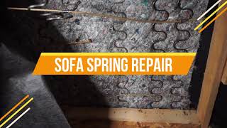 Sofa Spring Repair  Replacement [upl. by Marih]