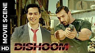 Teri Aukaat Tere Kaam Ke Beech Bar Bar Aa Jati Hai  Dishoom  Movie Scene [upl. by Lexis]