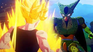 Dragon Ball Z Kakarot  Future Trunks Destroys the Androids amp Imperfect Cell Boss Fight [upl. by Savinirs54]