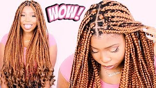 How To BOX BRAIDS Tutorial For Beginners VERY DETAILED ON YOURSELF [upl. by Malvie]