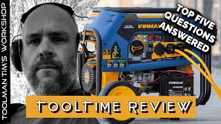 FIRMAN TRIFUEL GENERATOR  TOP FIVE QUESTIONS ANSWERED review [upl. by Vickie821]