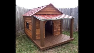 How I built this BIG dog house [upl. by Arrat694]