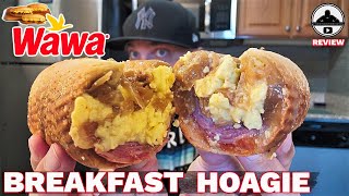 Wawa® Italian Breakfast Hoagie Review 🌅🌯🥚  BEST Gas Station Sub  theendorsement [upl. by Ricky325]